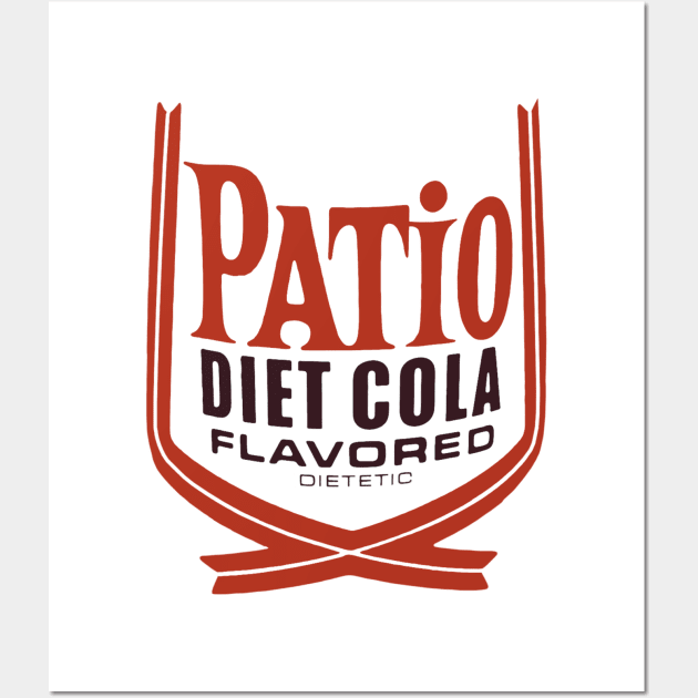 Patio Cola Retro diet soda Wall Art by karutees